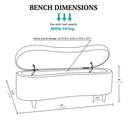 Flip Top Storage Bench by Unique Piece Furniture