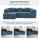 Sectional Free Combined Sofa With 2 Side Pockets by HouseOfZazla