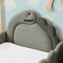 Cute Dinosaur Shaped Bed With Safety Guardrail, Toddler Frame by Unique Piece Furniture