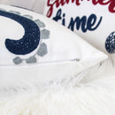 Octopus Patterned Pillow Cover With Matching Back - White by Unique Piece Furniture