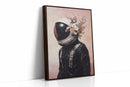 Astronaut with Blossoms on Blush