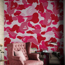 Bape Camo Wallpaper Mural. Pink Camo Streetwear Hype Beast Aesthetics.