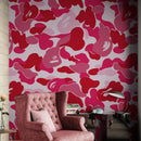 Bape Camo Wallpaper Mural. Pink Camo Streetwear Hype Beast Aesthetics.