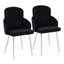 Dahlia - Contemporary, Dining Chair (Set of 2) by HouseOfZazla