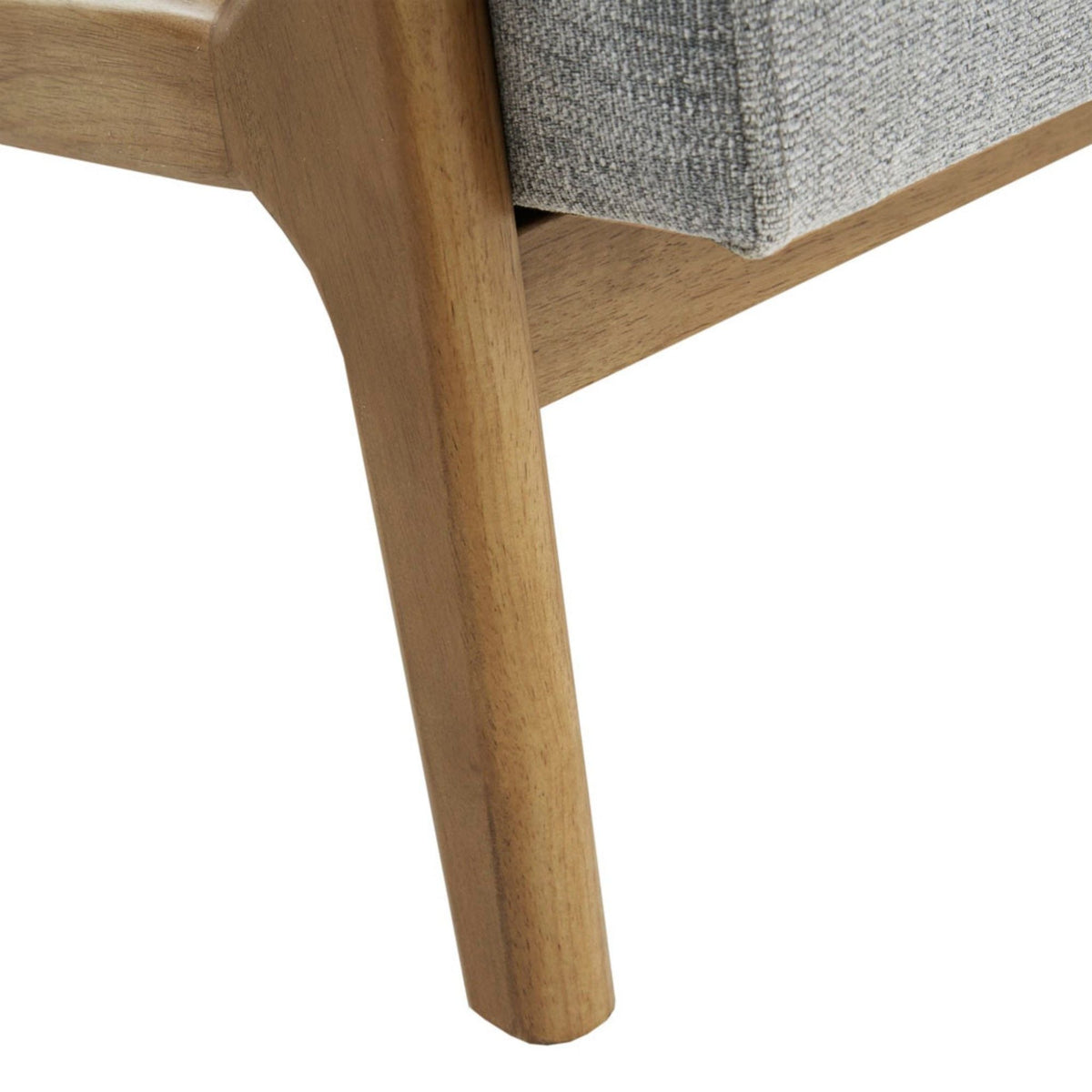 Mid-Century Style Lounge Chair With Upholstered Seat, photo 21 of 40
