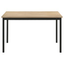 Garza 5-piece Rectangular Dining Table Greige Oak