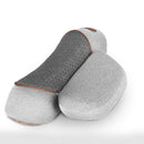 3 In 1 Neck Massager Pillow With Vibration Heating Therapy Airbag Stretching Memory Foam Fillings Ergonomic Cervical Massager With Portable Storage Ba