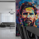 Lionel Messi Art Wallpaper Mural.