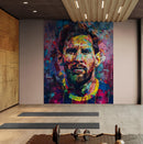 Lionel Messi Art Wallpaper Mural.