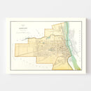 Vintage Map of Albany, New York 1895