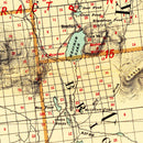 Vintage Map of Franklin County, New York 1895