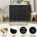 Bathroom Vanity Organizer With Sink, Combo Cabinet Set, Bathroom Storage Cabinet by Unique Piece Furniture