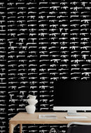 Gun Pattern Wall Mural. Urban Camo Wallpaper.