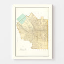Vintage Map of Syracuse, New York 1895