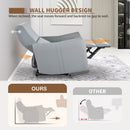 Wall Hugger Power Recliner Chair With USB Port (Type-C) by Unique Piece Furniture