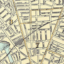 Vintage Map of Rochester, New York 1895