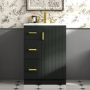 Bathroom Vanity With Under Mount Sink, 2 Drawers And Soft Closing Door by HouseOfZazla