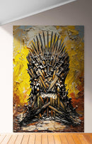 Game of Thrones-Inspired Throne of Swords Wallpaper Mural.