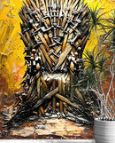 Game of Thrones-Inspired Throne of Swords Wallpaper Mural.