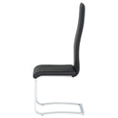 Montclair Upholstered Dining Side Chair Black (Set of 4)