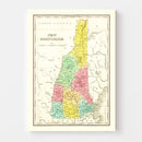 Vintage Map of New Hampshire 1831