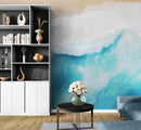Blue Ocean Wave Wall Mural.