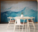 Blue Ocean Wave Wall Mural.
