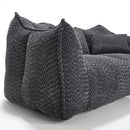 Comfortable Dual Beanbag Chair With High Resilience Foam Core For 2 People by HouseOfZazla