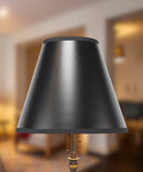 10"W x 9"H Black Parchment Empire Lampshade by LampsUSA