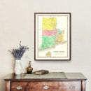 Vintage Map of Rhode Island 1831