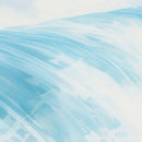 Artistic Painting of Blue Ocean Wave Wall Mural.