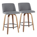Toriano - Mid Century Modern, Counter Stool (Set of 2) by Unique Piece Furniture