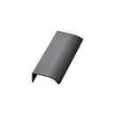 Anthracite Textured "Edge Straight" Tab Drawer Pulls
