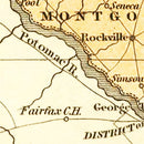 Vintage Map of Maryland 1831