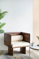 Wooden Sofa - Brown by HouseOfZazla