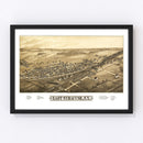 Vintage Map of East Syracuse, New York 1885