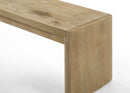 Magnus - 6 Piece Extendable Rectangular Dining Table Set With Dining Bench - Oak by HouseOfZazla