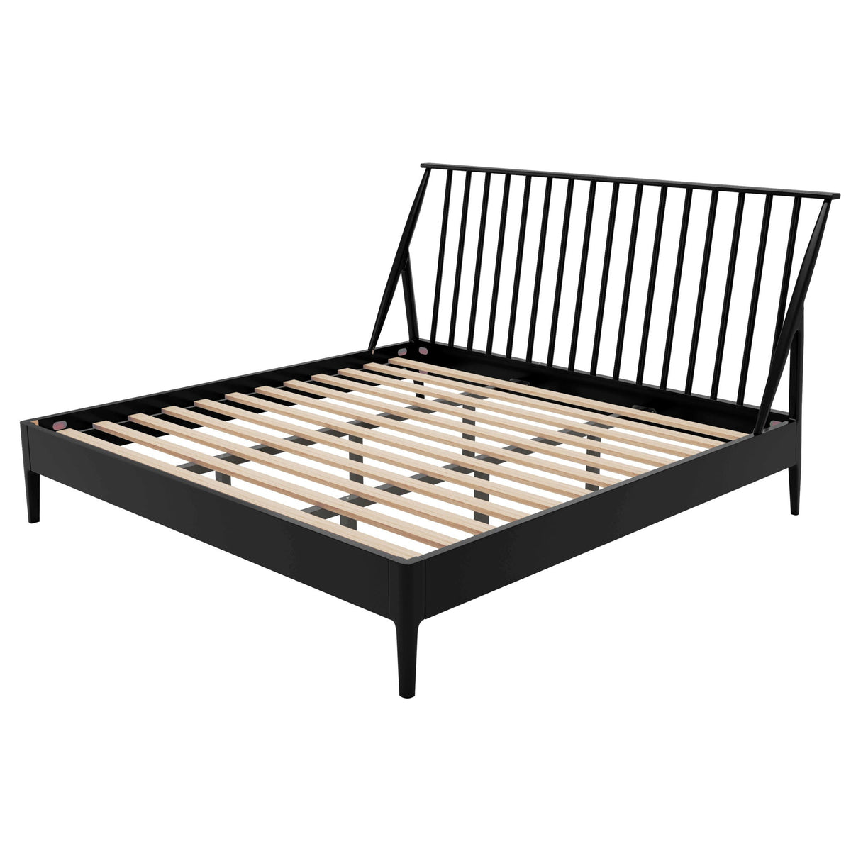 Bohemian Platform Bed With Tall Headboard, photo 4 of 28