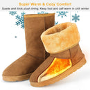 Snow Boots - Waterproof Faux Suede Mid-Calf with Warm Lining by LJGDeals