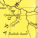 Vintage Map of Illinois 1831