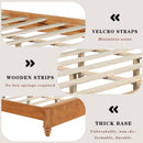 Platform Bed Frame & Tall Headboard by HouseOfZazla