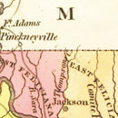 Vintage Map of Louisiana 1831