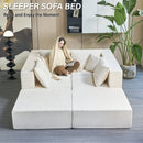 140" Modular Sectional Sofa Bed