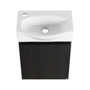 Modern Bathroom Vanity With Ceramic Basin, Wall Mounted Floating Sink Combo, Storage Cabinet by HouseOfZazla