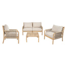 Casper Outdoor 5-Pieces Chat Set