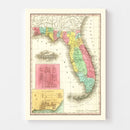 Vintage Map of Florida 1831