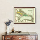Vintage Map of West Indies 1831