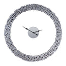 Kachina - 39" Wall Clock - Mirrored & Faux Gems