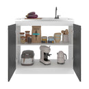 Salento Freestanding Sink, Double Door Cabinet by HouseOfZazla