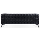 Square Arm Removable Cushion 3 Seater Sofa by HouseOfZazla